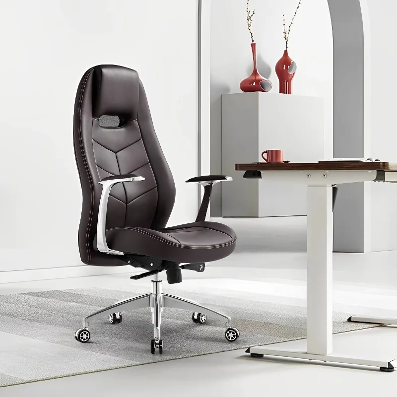PU leather high back office chair executive modern design office swivel ergonomic chair