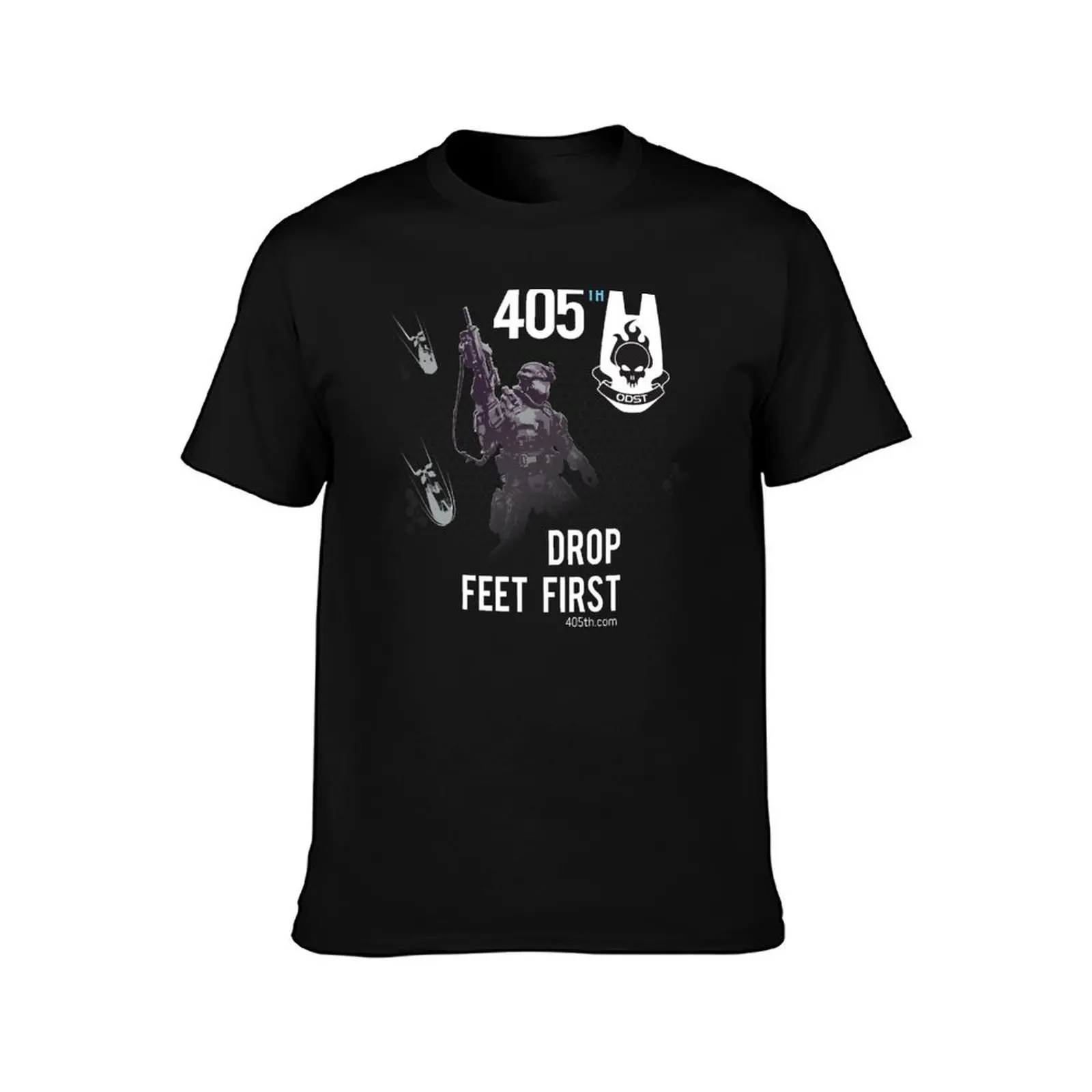 405th Infantry Division ODST 2021 T-Shirt Summer Casual Cotton Tee Oversized Streetwear Tops Vintage Graphic Print