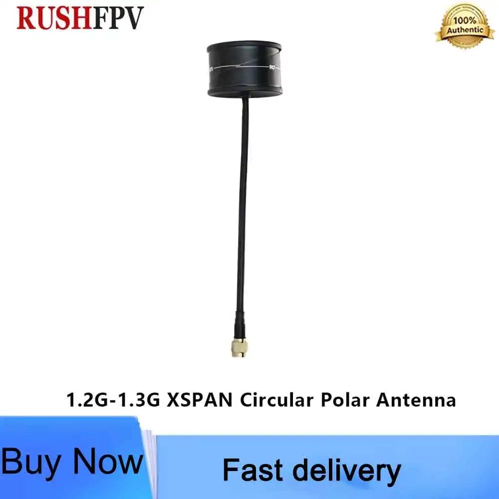 RUSHFPV 1.2G 1.3G XSPAN Circular Polarized Antenna RHCP SMA Connector 1.7dBi FPV Drone Long Range Antenna For RC VTX Accessories