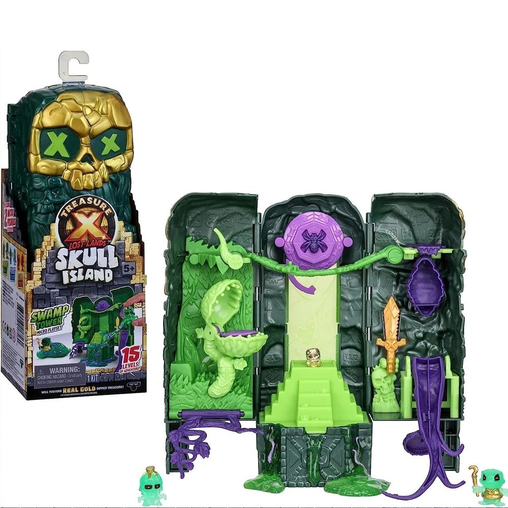 Figurines d'action Alien Skull Island Wildoda Swamp pour enfants, cadeaux de vacances pour garçons