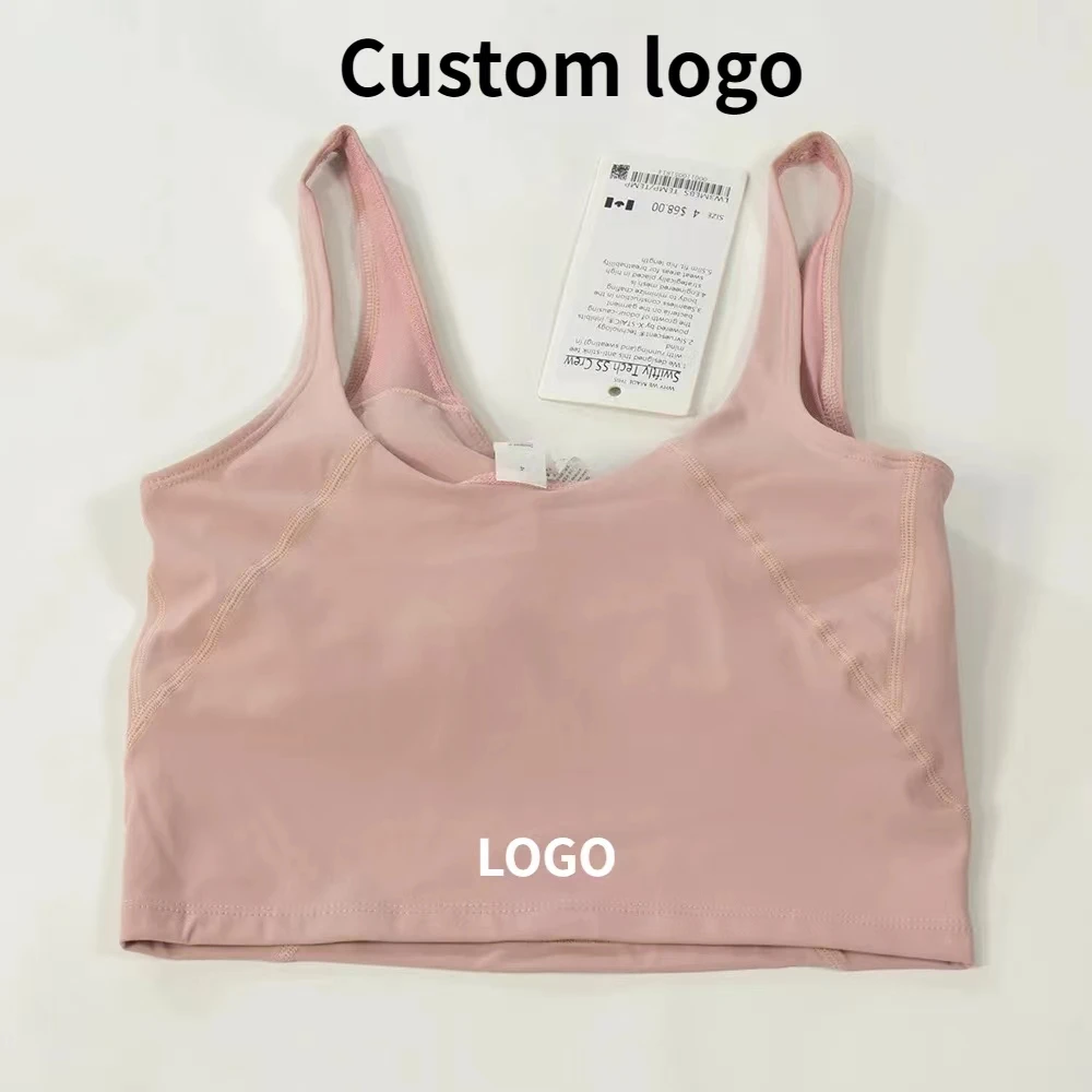 Women U-Shaped Yoga Bra Sports Fitness Running Brassiere Gather Shockproof Breathable Beautiful Back Women's Sports Tank Top