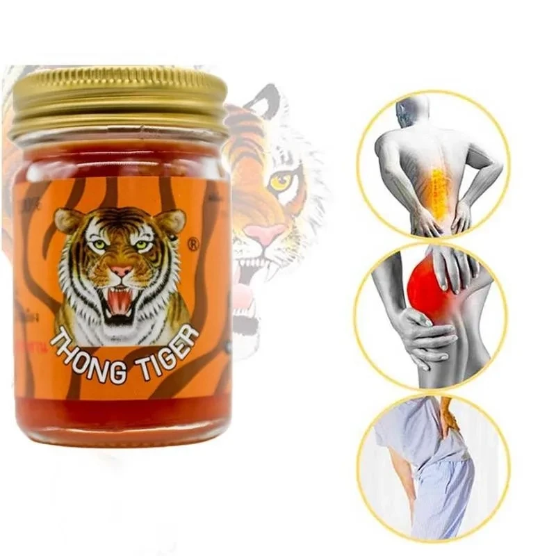 50g 100% Thai Tiger Balm Ointment Plaster Joint Arthritis Rheumatic Pain Patch Red Tiger Balm Cream Body Massage Cream Skin Care