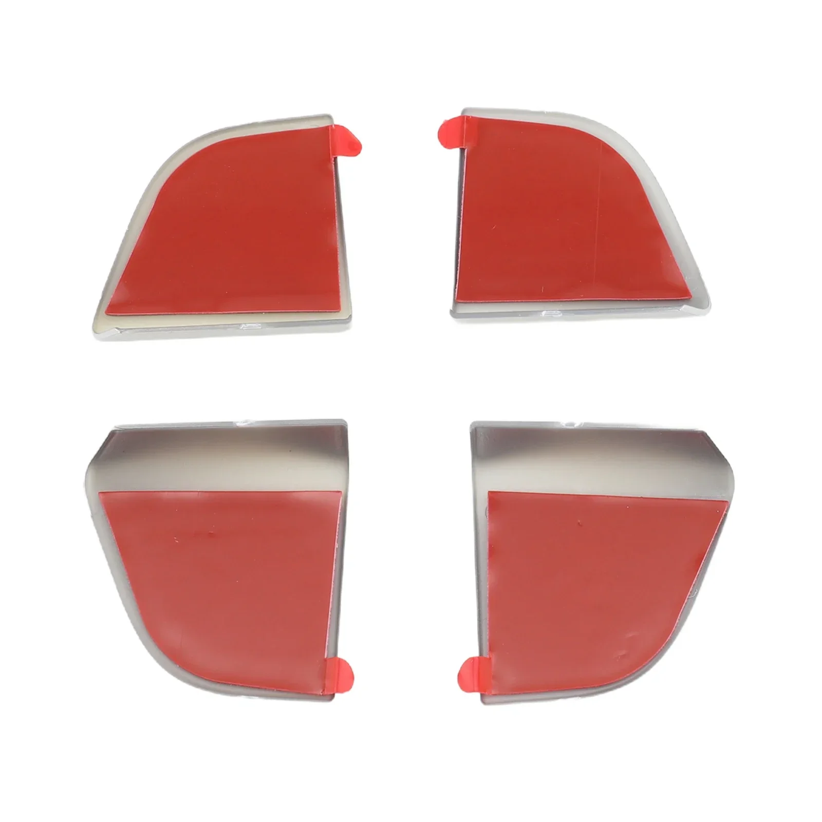 

High Quality 4pcs/set Car Decorative Panels Car Accessories ABS Door Button Stickers Door Button Trim For Tesla