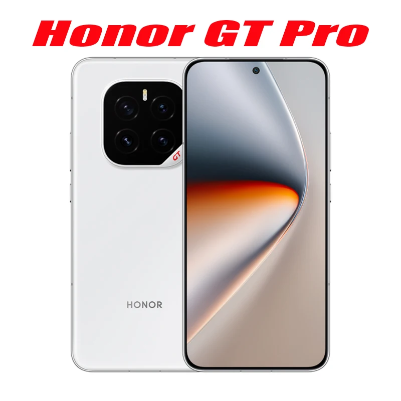 النسخة الصينية Honor GT Pro 5G هاتف محمول Snapdragon 8 Elite 6.78 بوصة 120 هرتز 7200 مللي أمبير بطارية 90 واط 50 ميجابكسل كاميرا خلفية أندرويد 15