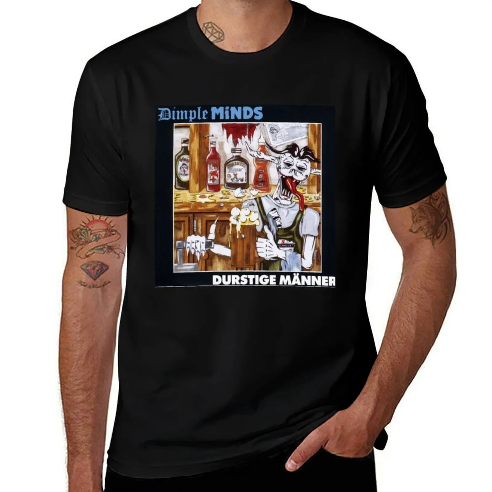 dimple minds T-Shirt Classic Basic Casual T-Shirt