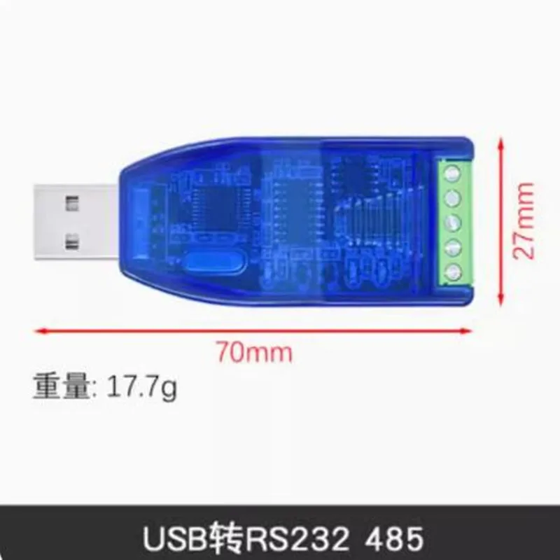 Industrial USB To RS485 RS232 Converter Upgrade Protection RS485 Converter Compatibility V2.0 Standard RS-485 A Connector Board