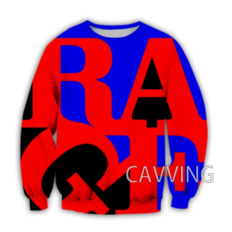 

CAVVING 3D Printed Rage Against The Machine Crewneck Sweatshirts Harajuku Styles Tops Long Sleeve Sweatshirts for Men/women