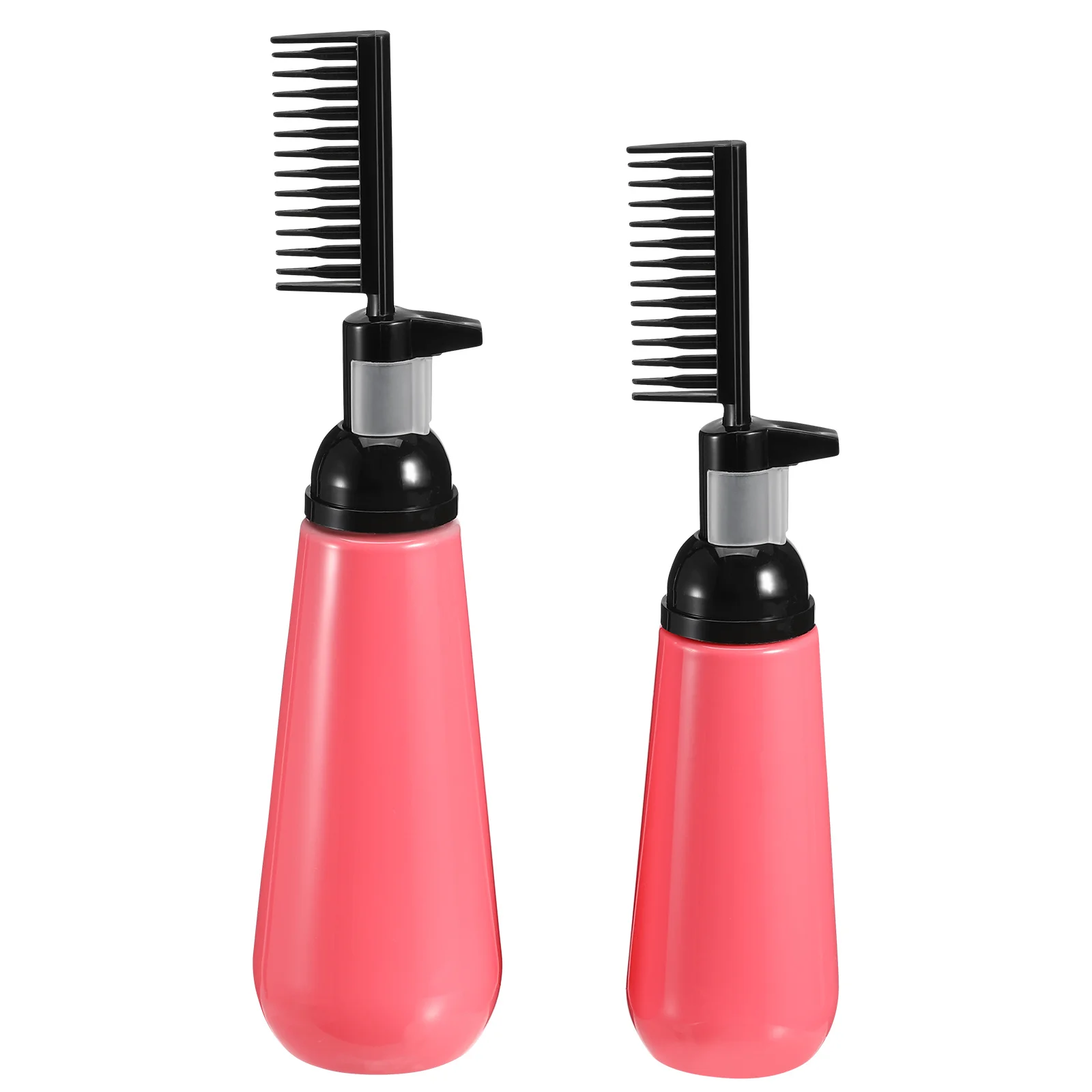 

2Pcs Hair Dye Dispenser Bottle Professional Applicator for Highlights Perm and Root Touch Up Smooth Flow Design