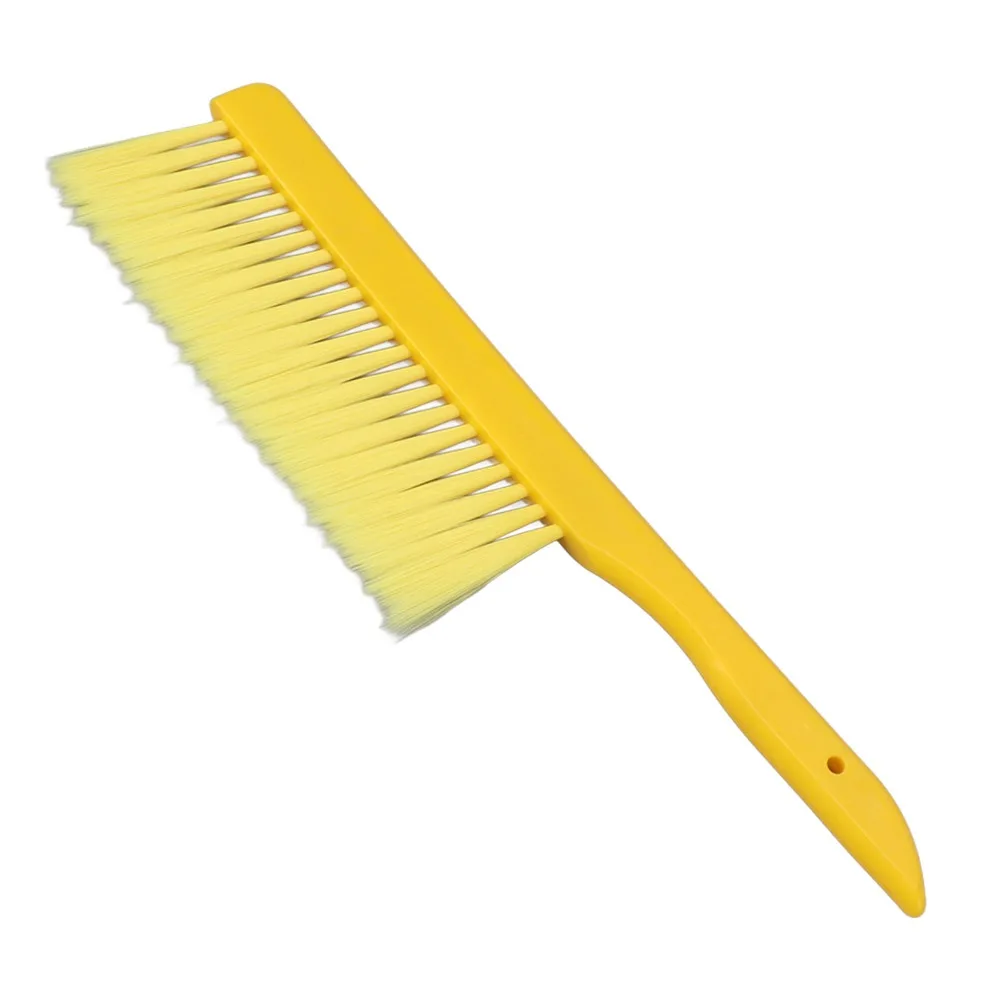 Easy To Use Soft Beekeeping Brush Bright Yellow Plastic Bee Brush Tool Lightweight Beekeeping Equipment Yard Keeper Kit