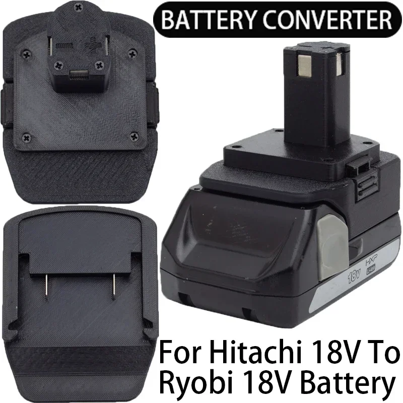 Bateria Conversor para Ryobi Lithium Ion Battery Adapter Acessórios para Ferramentas Elétricas Ferramenta Broca Ferramentas para Hitachi Hikoki 18v