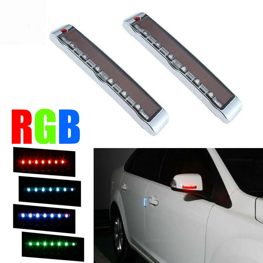 

Car Door Anti-Static Solar Energy Protection Bumper Anti-Collision LED Crash Bar Decoration Light Atmosphere Lamp