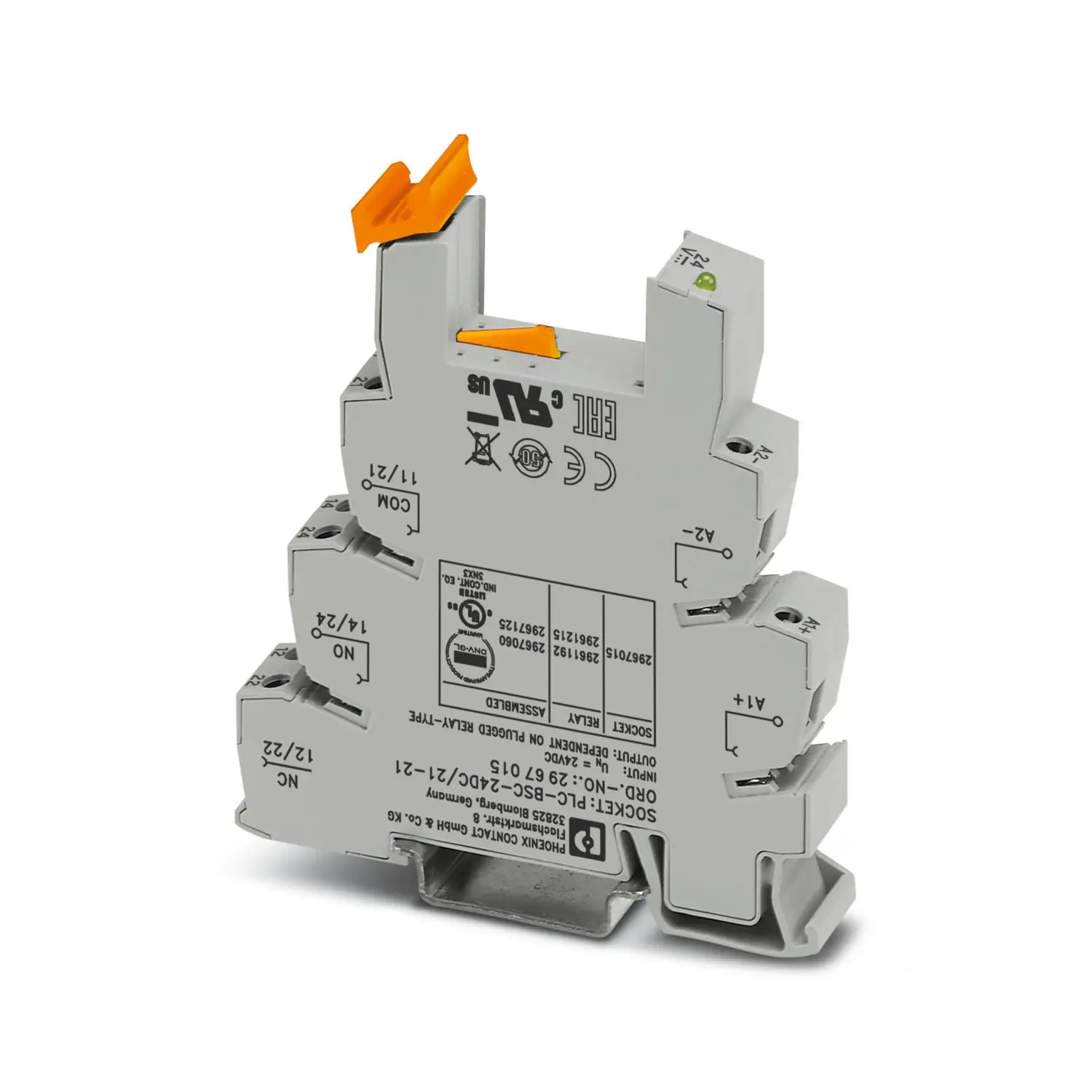 

New and original 10 pcs PLC-BSC-24DC/21-21 2967015 Relay base