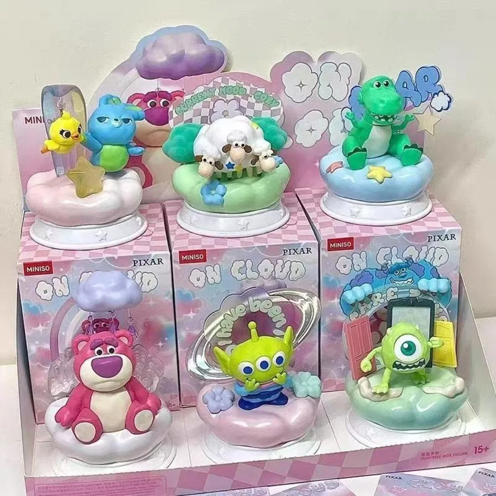 

Pixar Alien, мягкая пушистая слепая коробка, фигурка, милая трехглазовая серия облаков, коллекционный декор для стола, подарок