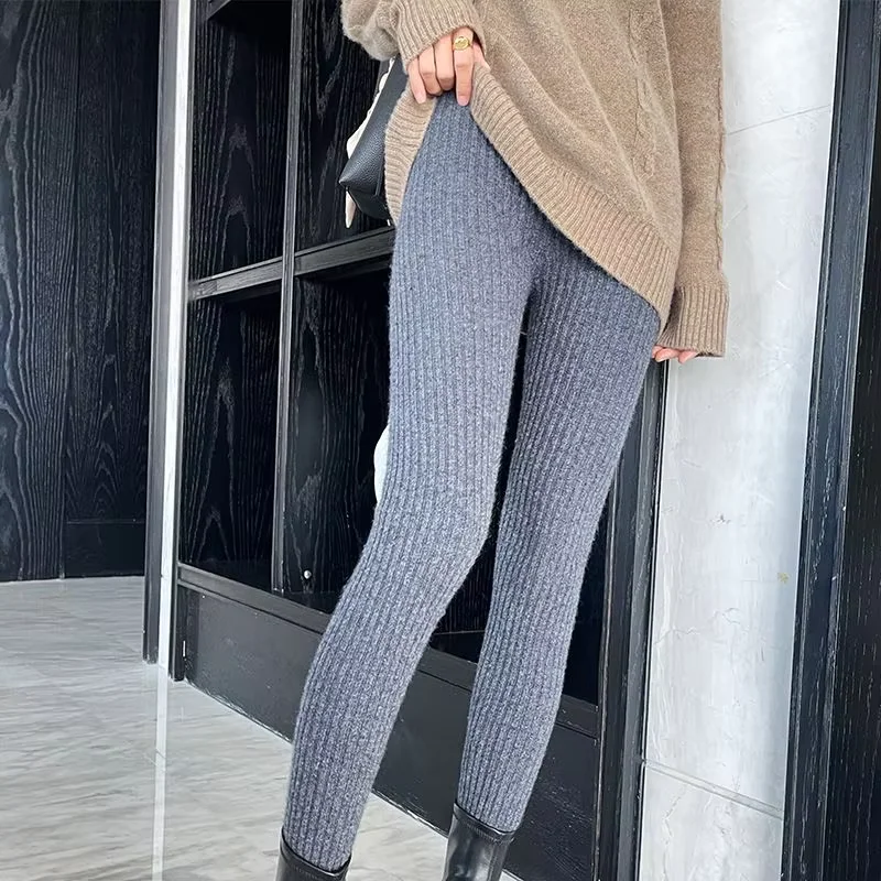 Women Thermal Tights Footless Warm Pantyhose Toeless Thermal Leggings Thick Winter Pants No Feet Tights For Cold Weather