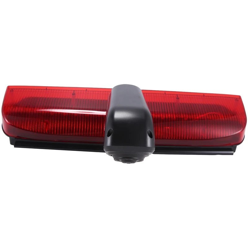 Car Rear View Reverse Camera Black & Red Brake Light Caravans For Ford Transit Connect 2014-2017