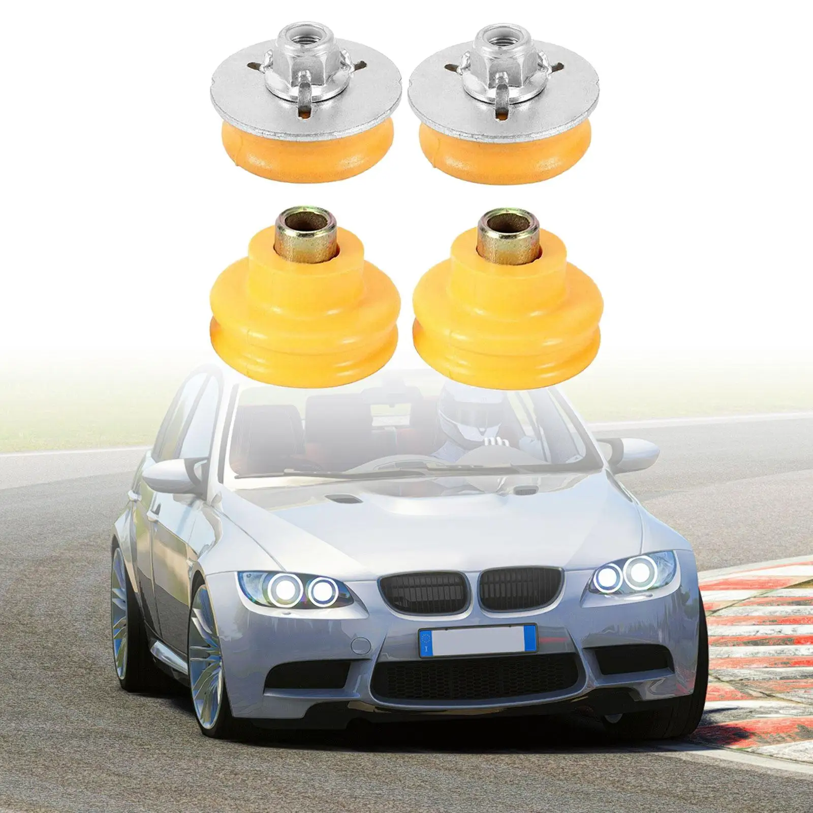 Rear Shock Mounts Set Replaces High Performance Spare Parts 33506771738 Suspension Strut Repair Kit for BMW E90 E92 E82 E87