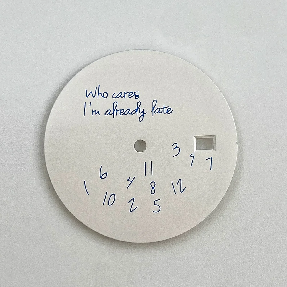 28.5mm 문자 없는 다이얼 NH35 다이얼 시계 부품 교체 액세서리 NH35 시계 다이얼 맞춤형 로고 지원