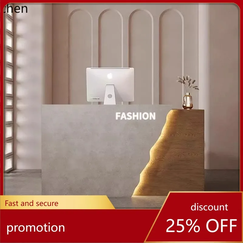 

HXL Cashier Counter Women's Clothing Yoga Studio Painted Front Desk Reception Bar Counter