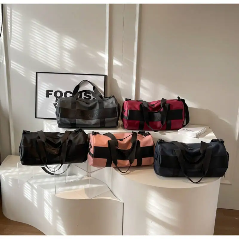

Travel Workout Fitness Waterproof Nylon Travel Bag New Handbag Travel Storage Storage Sports Diagonal Bag Shoe Box Luggage Bags