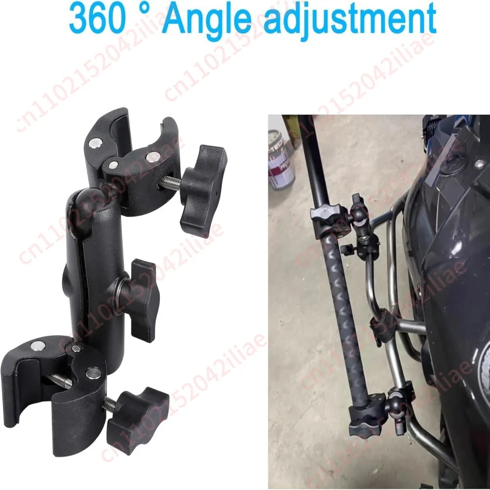 Aluminum Motorcycle Camera Mount Kit Heavy Duty Anti-Vibration & Anti-Theft Lock for GoPro Insta360 DJI Action Cameras
