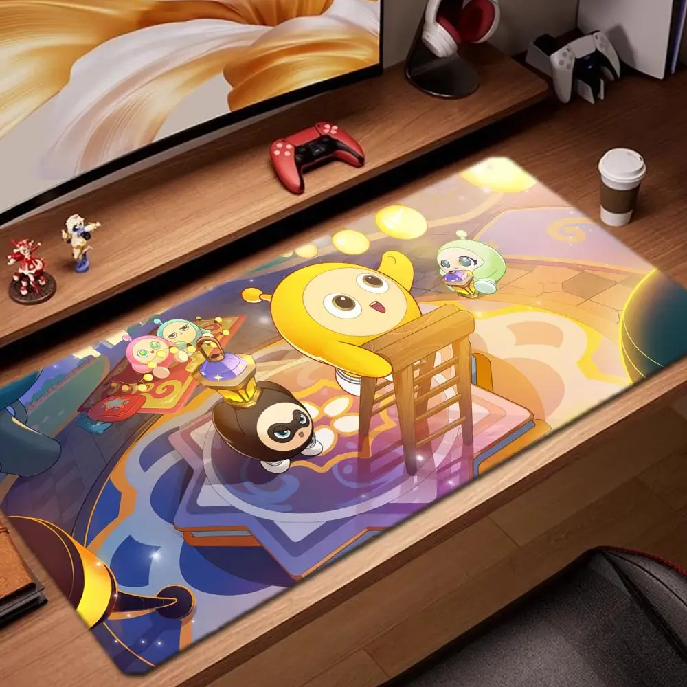 

Game eggy party Mouse Pad Game Accessories keyboard pad XXL large locking edge 900X400 mm table mat Gaming mousepad
