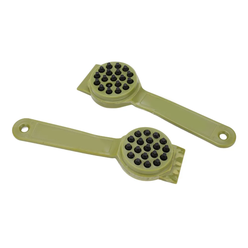 Cepillo quitaescamas de pescado ABS con mango ergonómico
