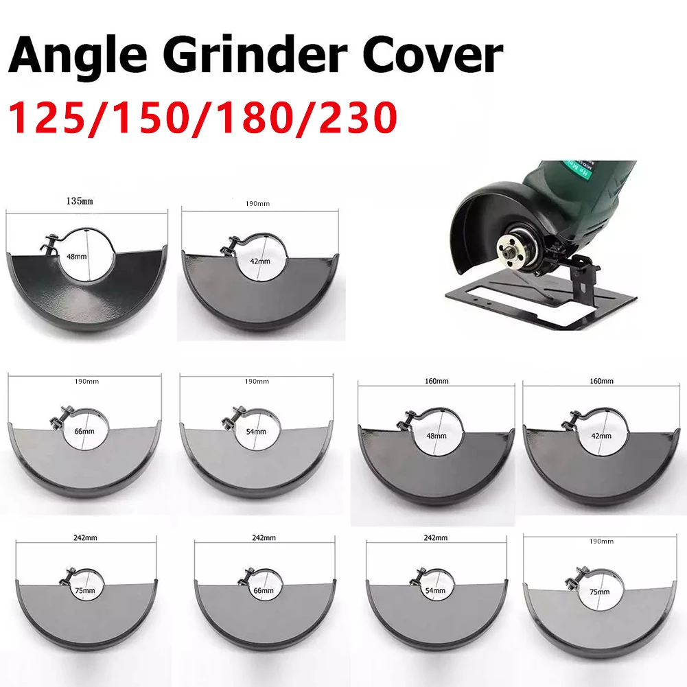 1pc Iron Grinder Wheel Guard Suitable For 125/150/180/230mm Angle Grinder For Replacing Damaged Angle Grinder Wheel Covers Tools