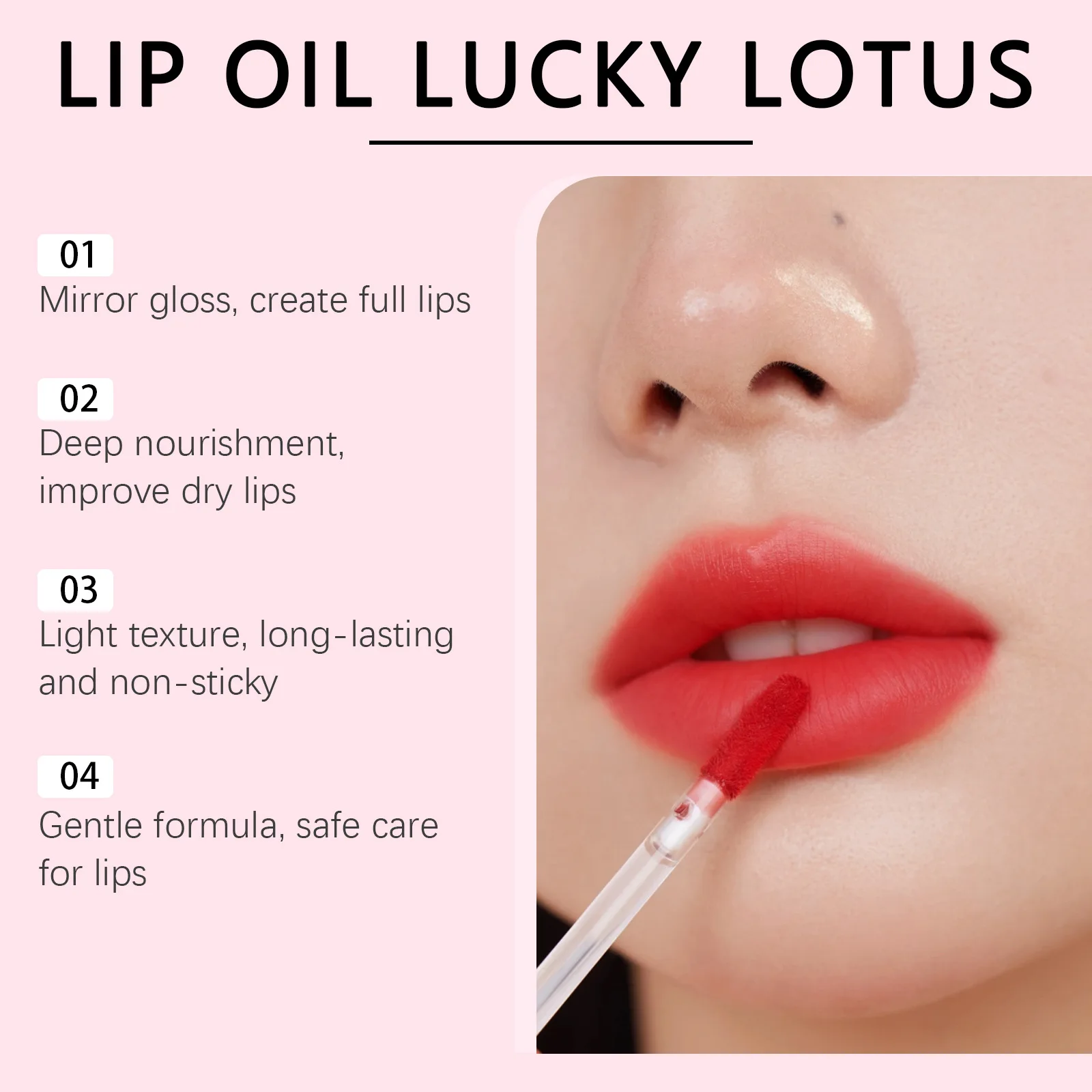 Lip Oil Water Glossy Mirror Long-Lasting Moisturizing Nourish Glitter Lipgloss Sexy Plump Waterproof Hydrating Lips Glaze Makeup