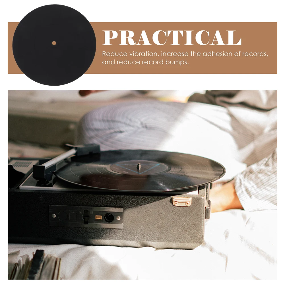 

3pcs Vinyl Record Mats Silicone Turntable Platter Mat Anti-Static Record Protective Pad For Turntable Player Accessory