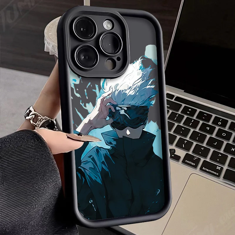 Etui Jujutsu Kaisen Gojo Satoru do Xiaomi POCO X6 X5 X4 GT F3 F4 F5 M6 Pro X3 NFC Mi 13T 12T 11T 13 12 11 Lite 5G NE Soft Cover