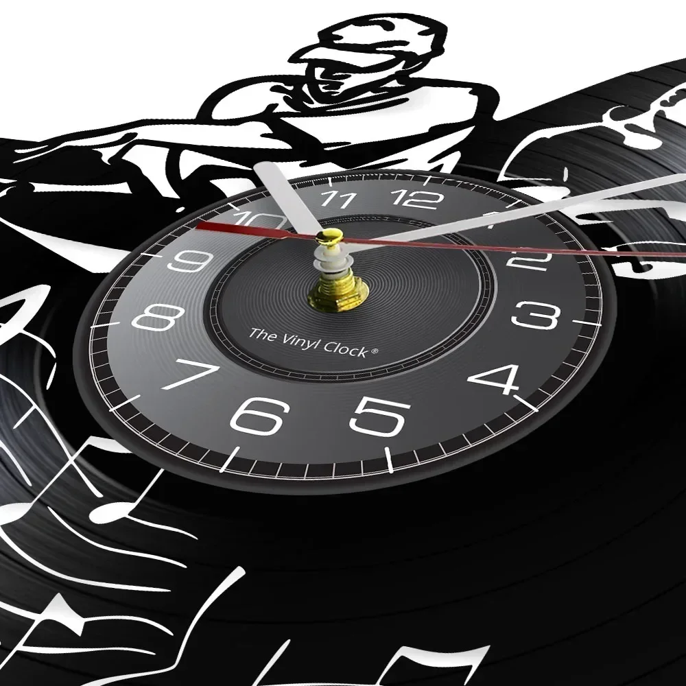 Creative Music Club DJ Art Vinyl Record Wall Clock Music Club Party Wall Decoration Art Clock DJ Home Decoration Gift Wall Watch
