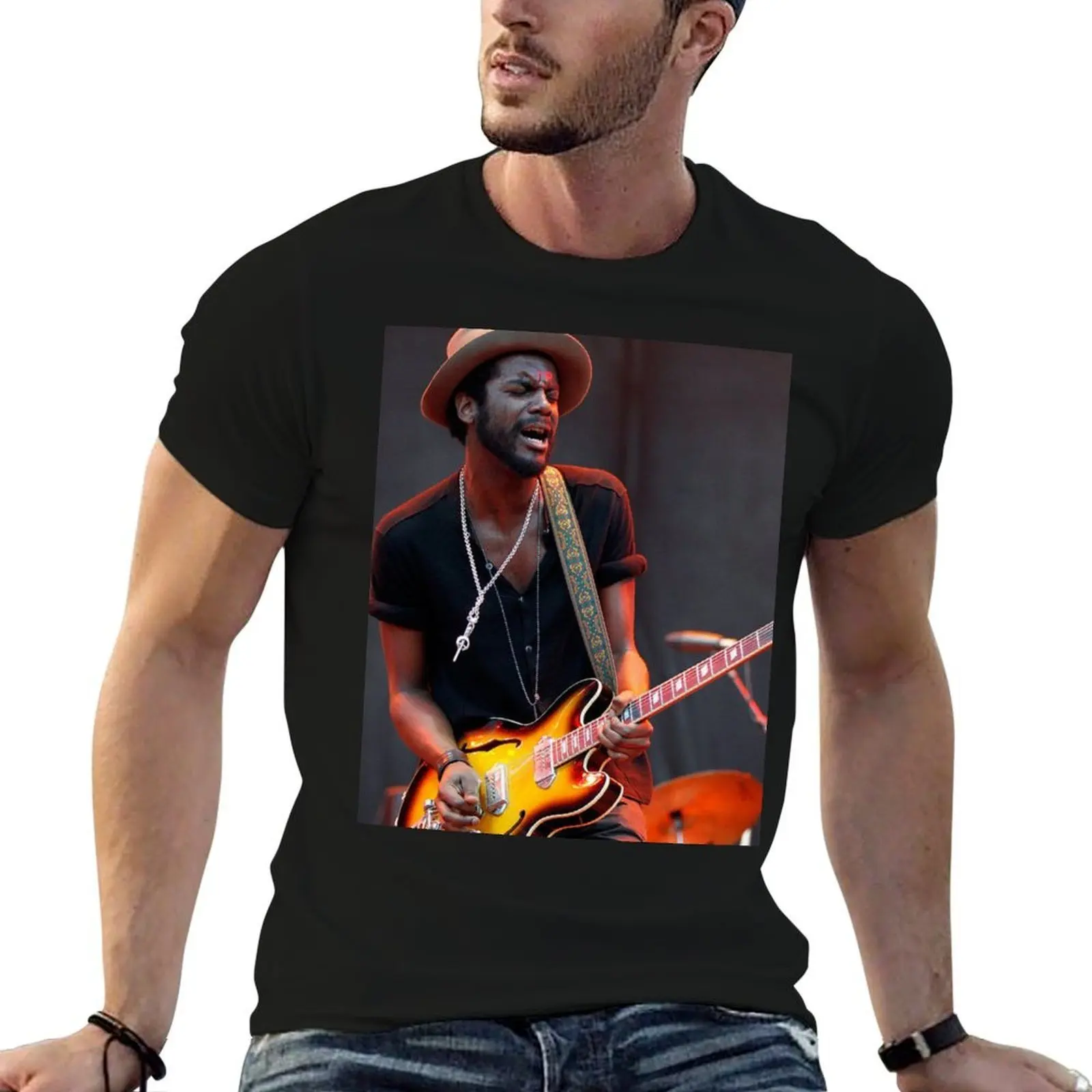

Album - Gary Clark Jr T-Shirt t shirts for man graphic vintage funny t shirts dark humor T-Shirt