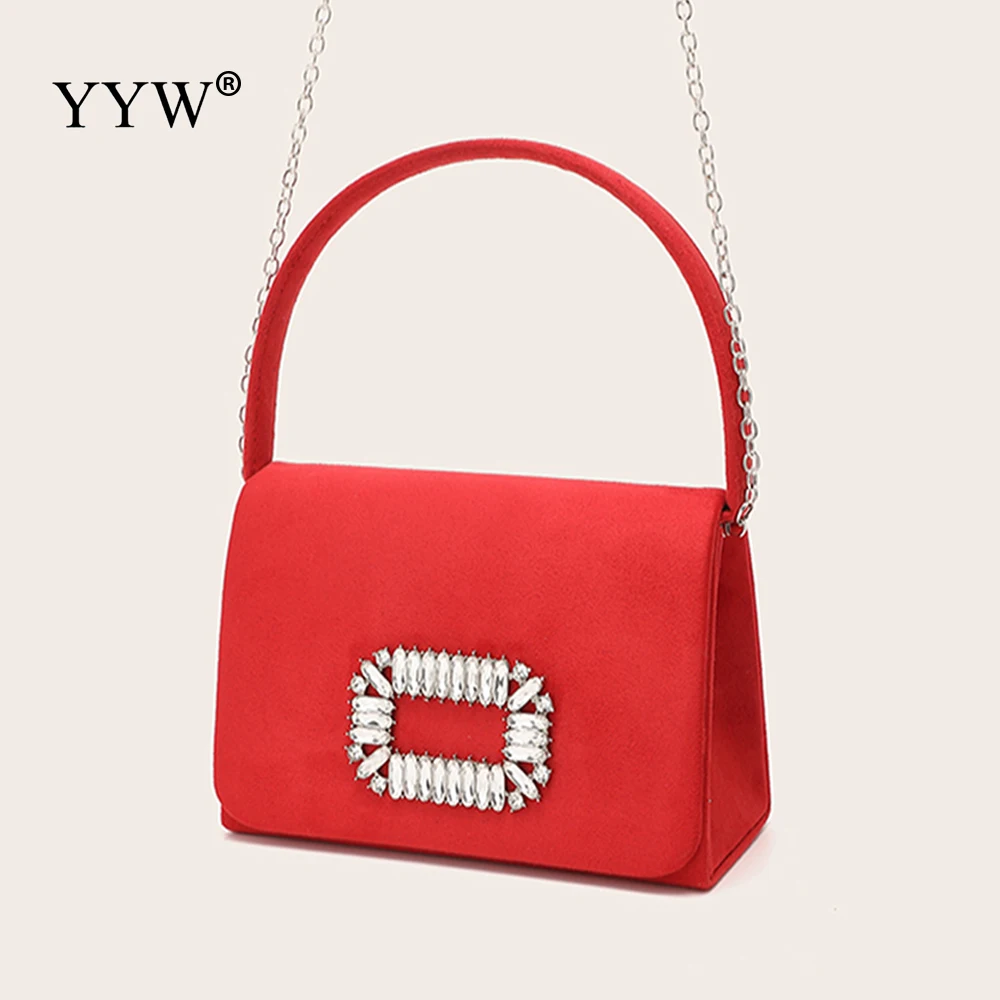 2023 New Luxury Square Evening Bags For Women Bridal Clutches Pearl Beading Wedding Party Purse Designer Chain Shoulder Handbag