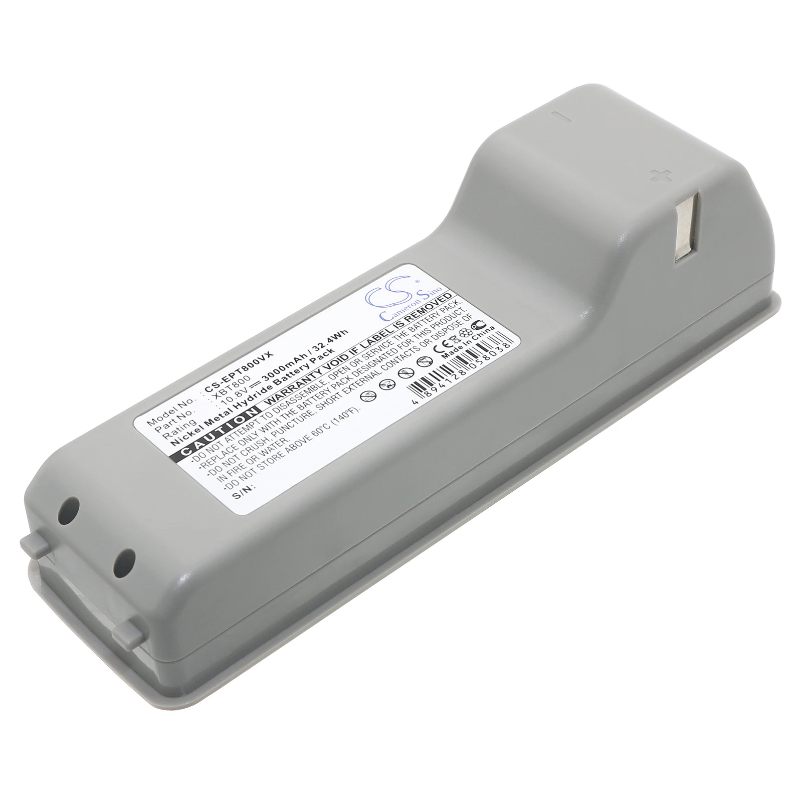 

Ni-MH Vacuum Battery for Euro Pro, 10.8V, 3000mAh, Compatible Models: Shark SV800, Shark SV800C, XBT800, XBT800W