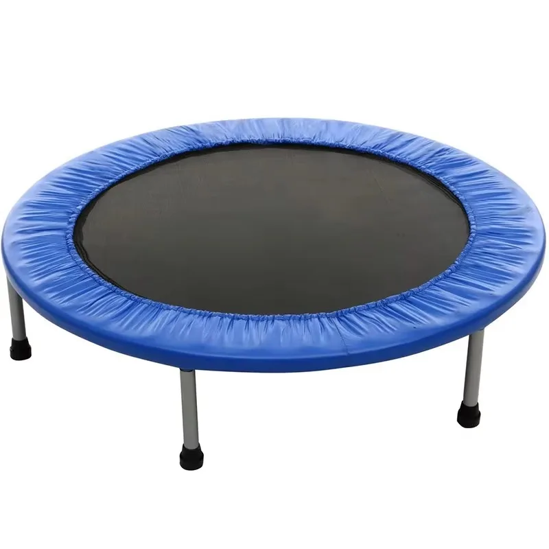 YTYIN Foldable Outdoor Trampoline Adults Kids Fitness Round Trampoline Tear-Resistant Waterproof Fitness Jump Pad With Safety P