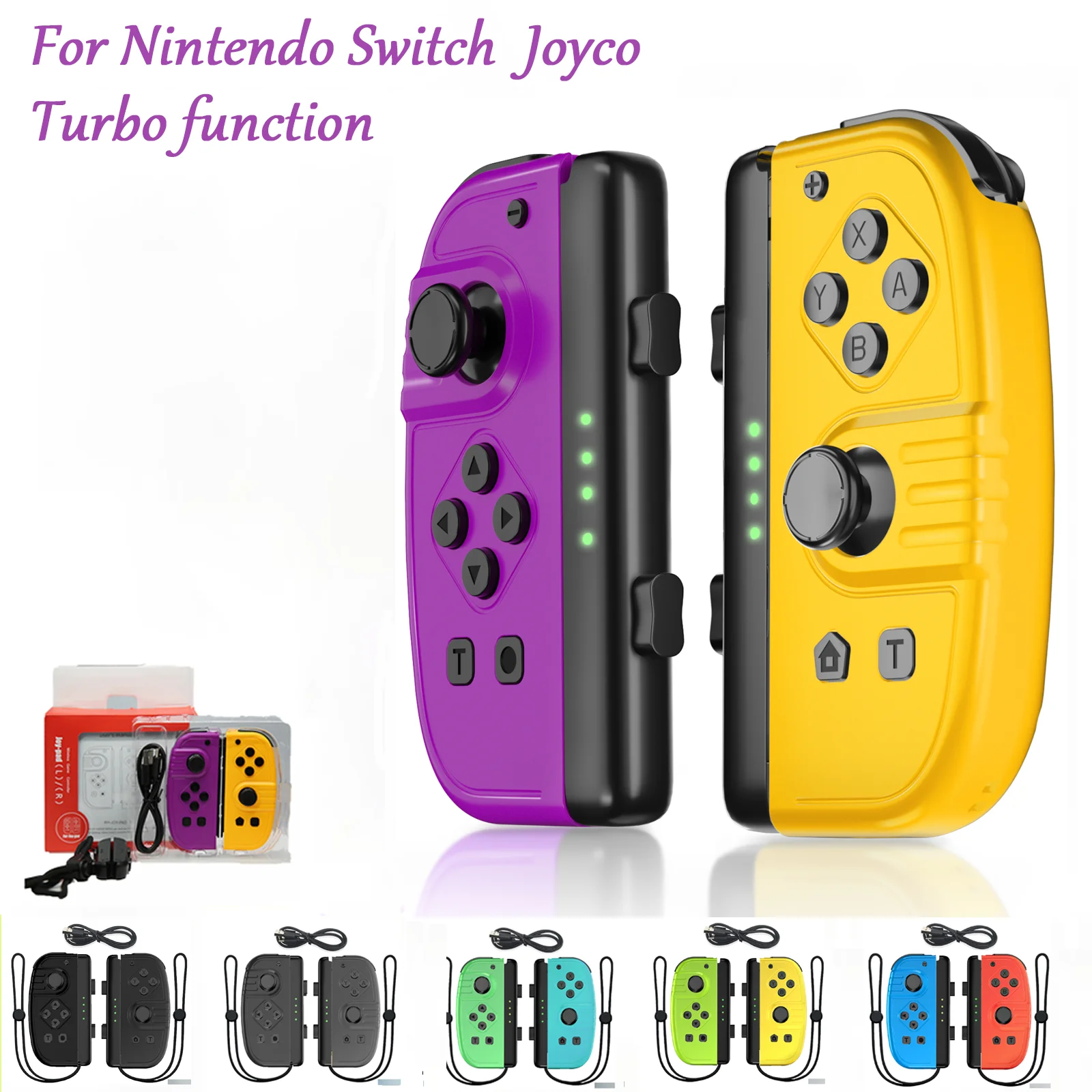 Joypad para Nintendo Switch Joy, izquierdo y derecho mando inalámbrico, Control de movimiento para Joy pad