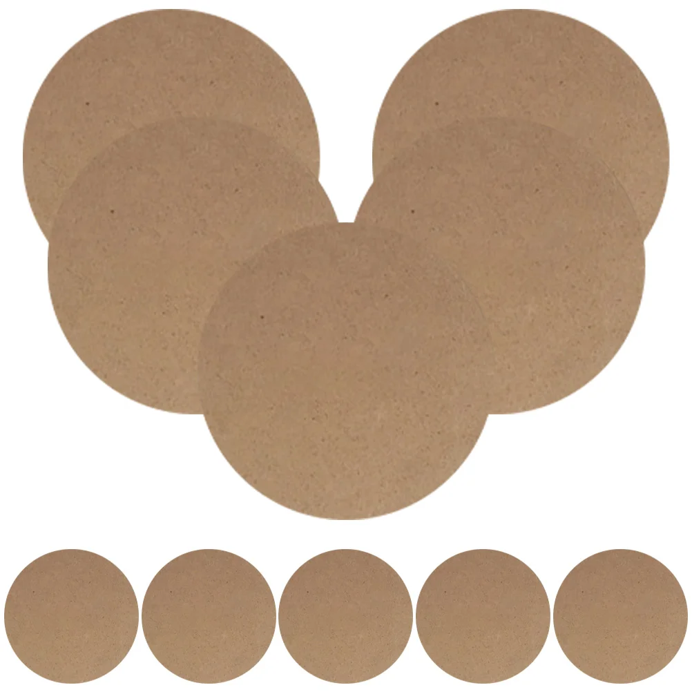

10 Pcs Lightweight Wood Pottery Board For Clay DIY Craft Round Clay Board Pottery Boards Small Size Wooden Pad