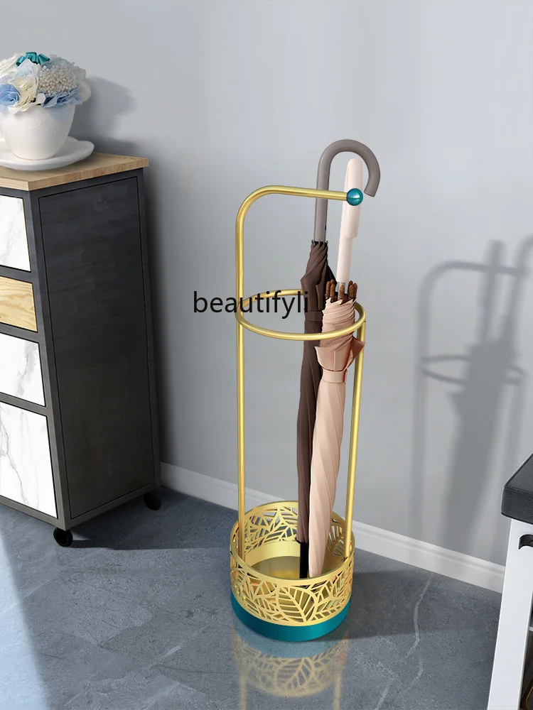 

GY High-End Entry Lux Wind Umbrella Storage Rack Umbrella Storage Rack Hotel Lobby Shopping Mall Entrance Umbrella Bucket