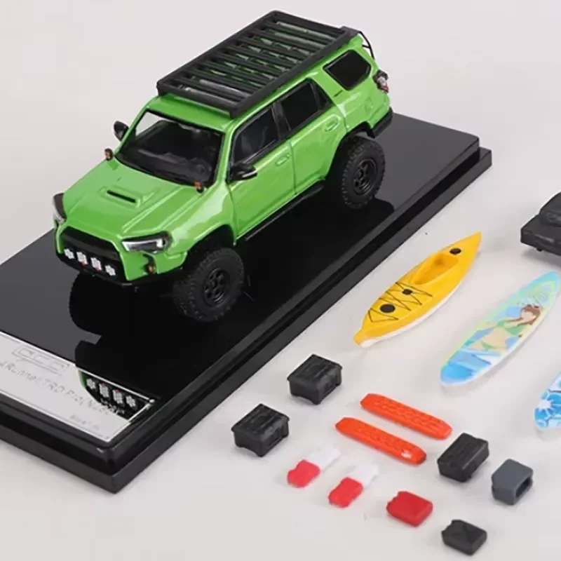 for GCD 1:64 Widebody Prerunner Alloy Diecast Model Car Off Road Vehicle Detailed Collectible Display Toy for 4Runner