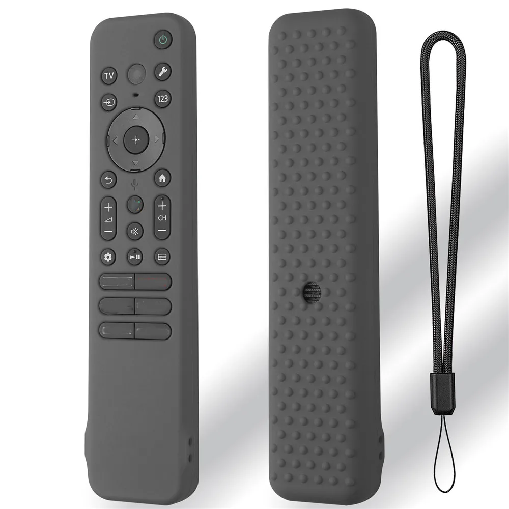 Housse de protection en Silicone pour télécommande Sony RMF-TX810U/RMF-TX811U/RMF-TX910U, manchon antidérapant antichoc avec lanière