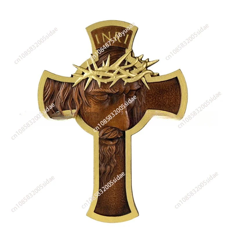 

Crown of Thorns Jesus cross, Catholic church wall decoration, Christian gift