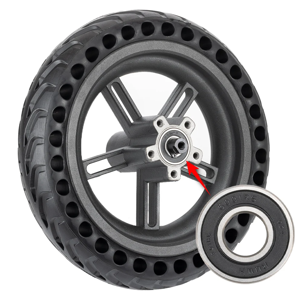 Rear Wheel Hub Ball Bearings 6001RS High Speed Precision Bearing For Xiaomi M365 Pro 1S For Ninebot G30 All Electric Scooter
