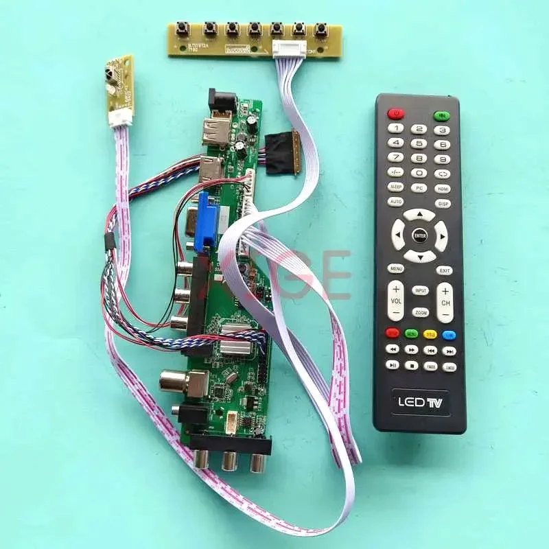 

Для LP133WH2-TLE1/TLF1/TLGA/TLL3 DVB-C/T 1366x768 13,3 "Φ 40Pin LVDS AV/USB/DHMI/VGA драйвер, комплект для самостоятельной сборки платы контроллера