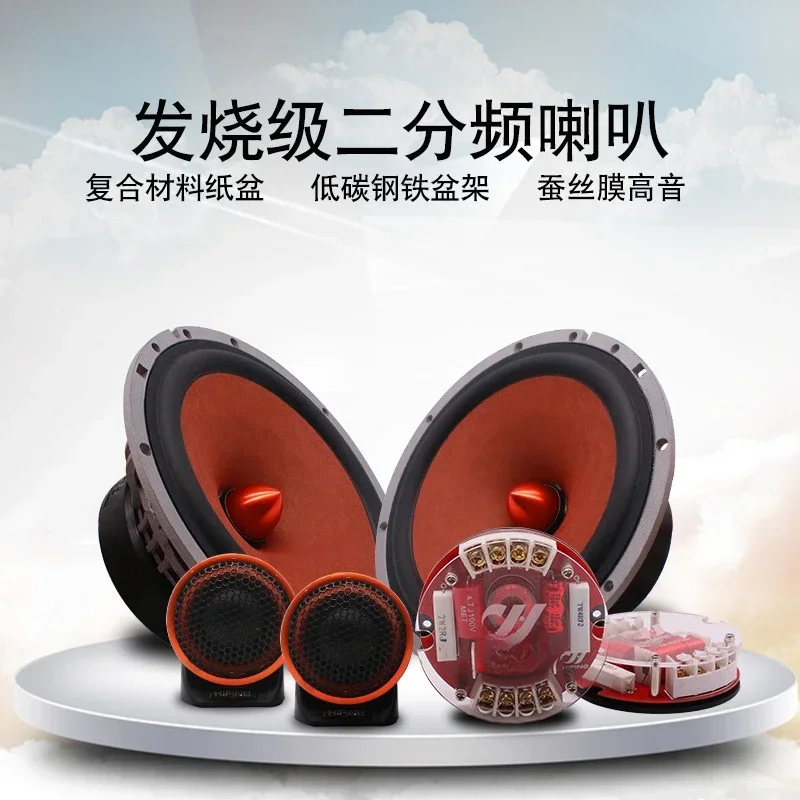 Car audio set speaker 6.5 inches, car front door set speaker modification