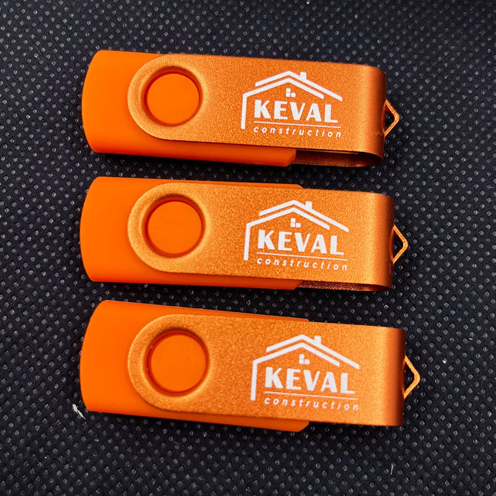 50PCS/lot Portable pendrives 64GB Waterproof usb flash drive 32GB 16GB 8GB 4GB Real Capacity USB pen drive Free laser logo