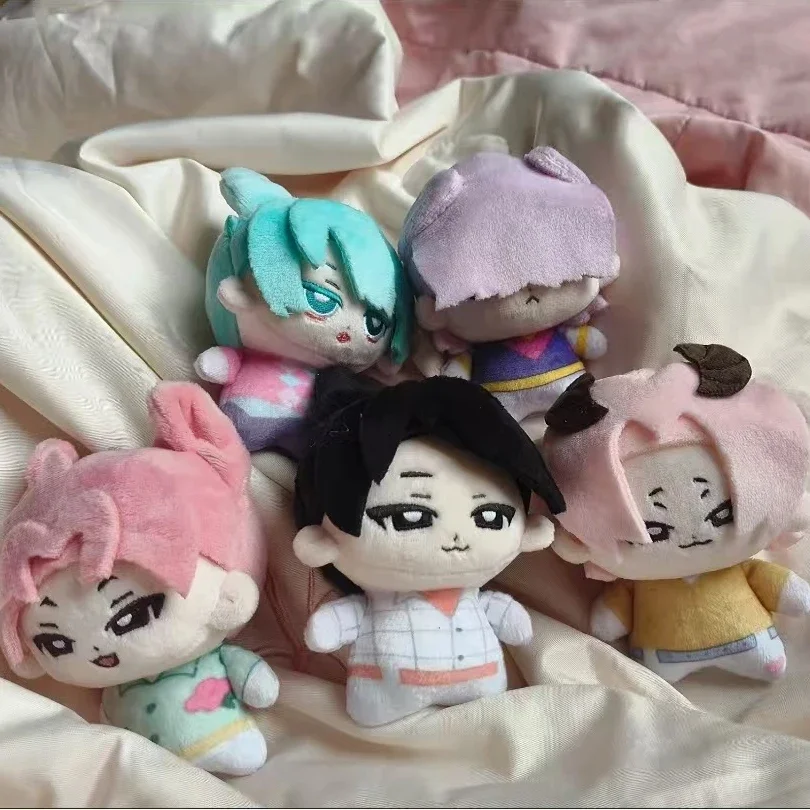 

10cm Mini Doll Keychain Kpop Demon Hunters Plush Doll Rumi Mira Zoey Saja Boy Doll Jinu Abby Mystery Romance Baby Doll Toy Gift