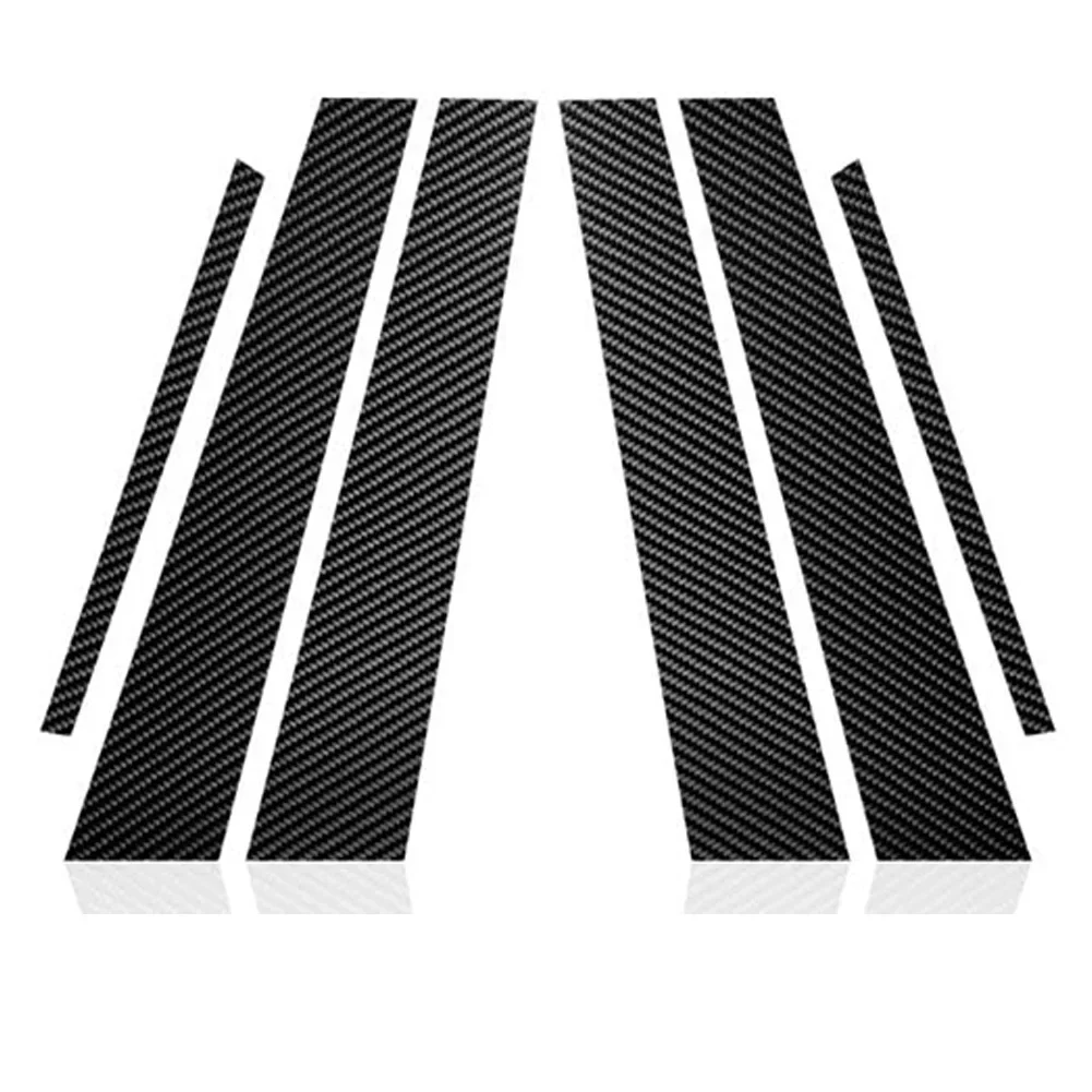 

As Shown In The Picture Car Pillar Stickers Seamless Fit Stylish And Sporty Look Weather-resistant Easy Installation