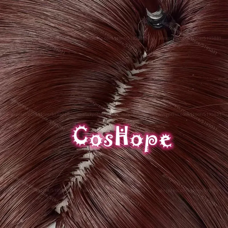 Momo Ayase Parrucca corta marrone scuro da 37 cm Parrucche sintetiche resistenti al calore per cosplay anime Halloweenx;3,v'6.f;9,