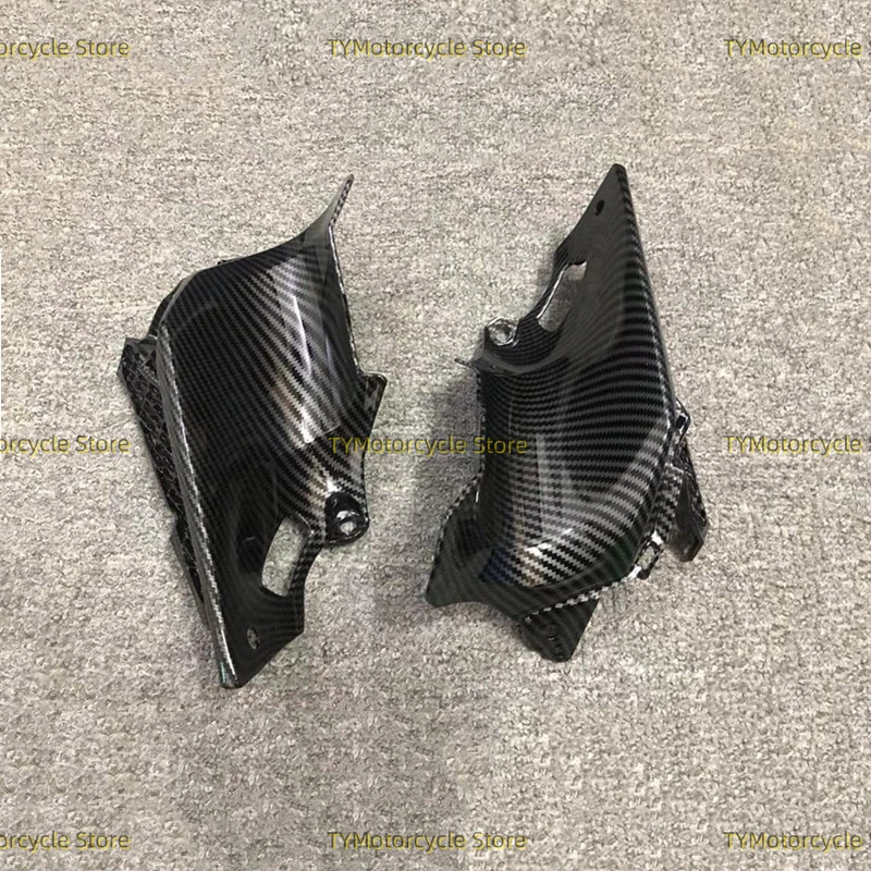 Carbon fiber coating Trim Frame Cover Front Side Tank Air Vent Upper Fairing Fit for Honda CB500F CB 500F 2016 2017 2018