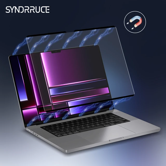 Magnetyczny ochraniacz ekranu o wysokiej rozdzielczości dla Macbook M1 M2 Air A2337 A2681 A2442 Pro14 13 16 A2485 2022 folia zabezpieczająca ekran